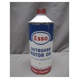 Esso Outboard Motor Oil Can Circa 20th Century
