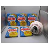 1989 Topps Baseball Wax Packs & Roger Clemens Ball