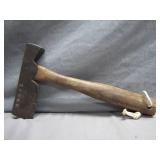 Vintage Plumb Hatchet with Wood Handle