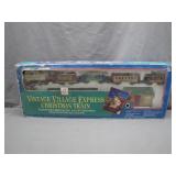 Vintage Village Express Christmas Train Set