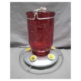 Perky-Pet Red Glass Hummingbird Feeder