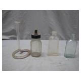 Vintage Glass Bottles and Objects