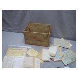 Shady Side MD Ephemera Lot with Crate
