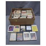 8-Track Tapes in Cardboard Box