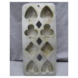Wear-Ever Aluminum Playing Card Mold