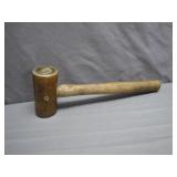 Vintage Rawhide Mallet with Wood Handle