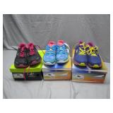 Three Athletic Shoes in Mixed Sizes