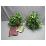 Decorative Ivy Baskets and Ornate Frames