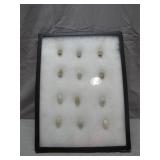 Framed Display of Civil War-Era Minie Balls