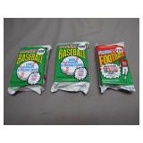 1991 Fleer Baseball & Football Card Packs