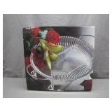 Mikasa Diamond Fire Platter With Silver Stand