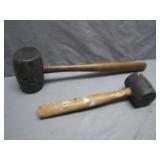 2 Classic Rubber Mallets
