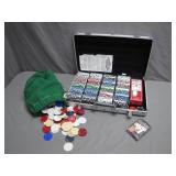 Poker Set with Chips and Cards