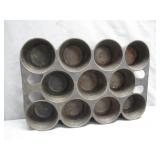 Antique Cast Iron Griswold Erie #10 Muffin Pan