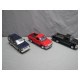 Three Die-Cast Model Vehicles