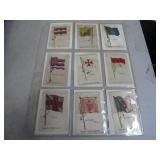 (9) Egyptienne Straights Tobacco Silk Cards