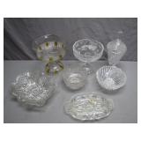 7 Glass Tableware Pieces