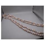 18kt GP Pearl Long Necklace