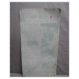Sports Page Printing Plate from February 2001