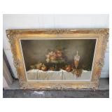 Framed Still Life Artwork With Ornate Frame