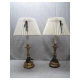 Brass Table Lamps With Shades