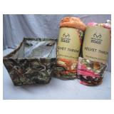 Realtree Edge Throws and Storage Basket