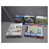 5 Jigsaw Puzzle Sets