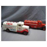 Exxon and Phillips 66 Die-Cast Tanker Trucks