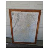 Topographical Map of Central Maryland