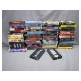 40 VHS Movies With Cases