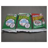 Fleer 1991 Baseball and Football Wax Packs