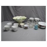 Eclectic Assortment of Decorative Tableware