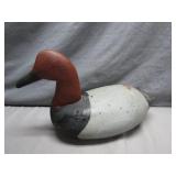 Hand-Painted Wooden Duck Decoy