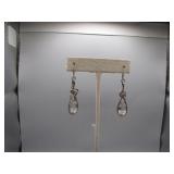 925 Marked Sterling Dangle Earrings