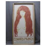 Edvard Munch Exhibition Poster, 1977