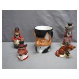 Whimsical Fox-Themed Ceramic Collection