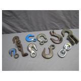 Heavy-Duty Steel Hooks and Chain Links