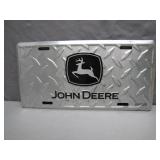 John Deere Aluminum License Plate