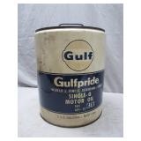 5-Gallon Gulfpride Motor Oil Can