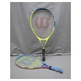 Two Wilson Tennis Racquets for Sale