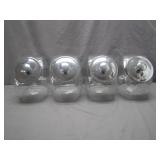 4 Anchor Hocking Glass Canisters