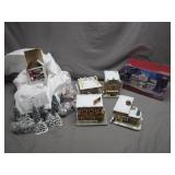 Holiday Village Set With Accessories