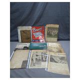 Vintage Ephemera Lot: Mostly Baseball