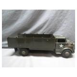 Tin Army Toy Truck with Lumar Markings