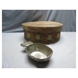 Godinger Pineapple Dish and Wooden Shaker Box