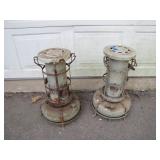 Two Vintage Kerosene Heaters