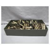 Metal Box With Empty Brass Casings