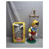 Disney Pinocchio Marionette with Original Stand