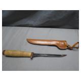 Browning Filet Knife With Leather Sheath