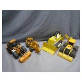 Plastic and Metal Construction Trucks